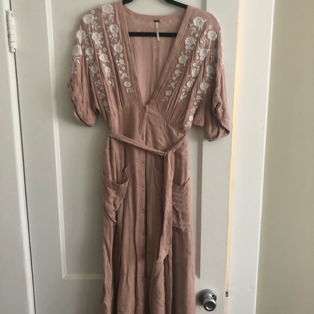 Free people embroidered dress